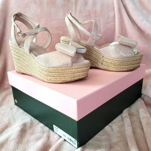 kate spade thelma espadrille wedge sandals NWT